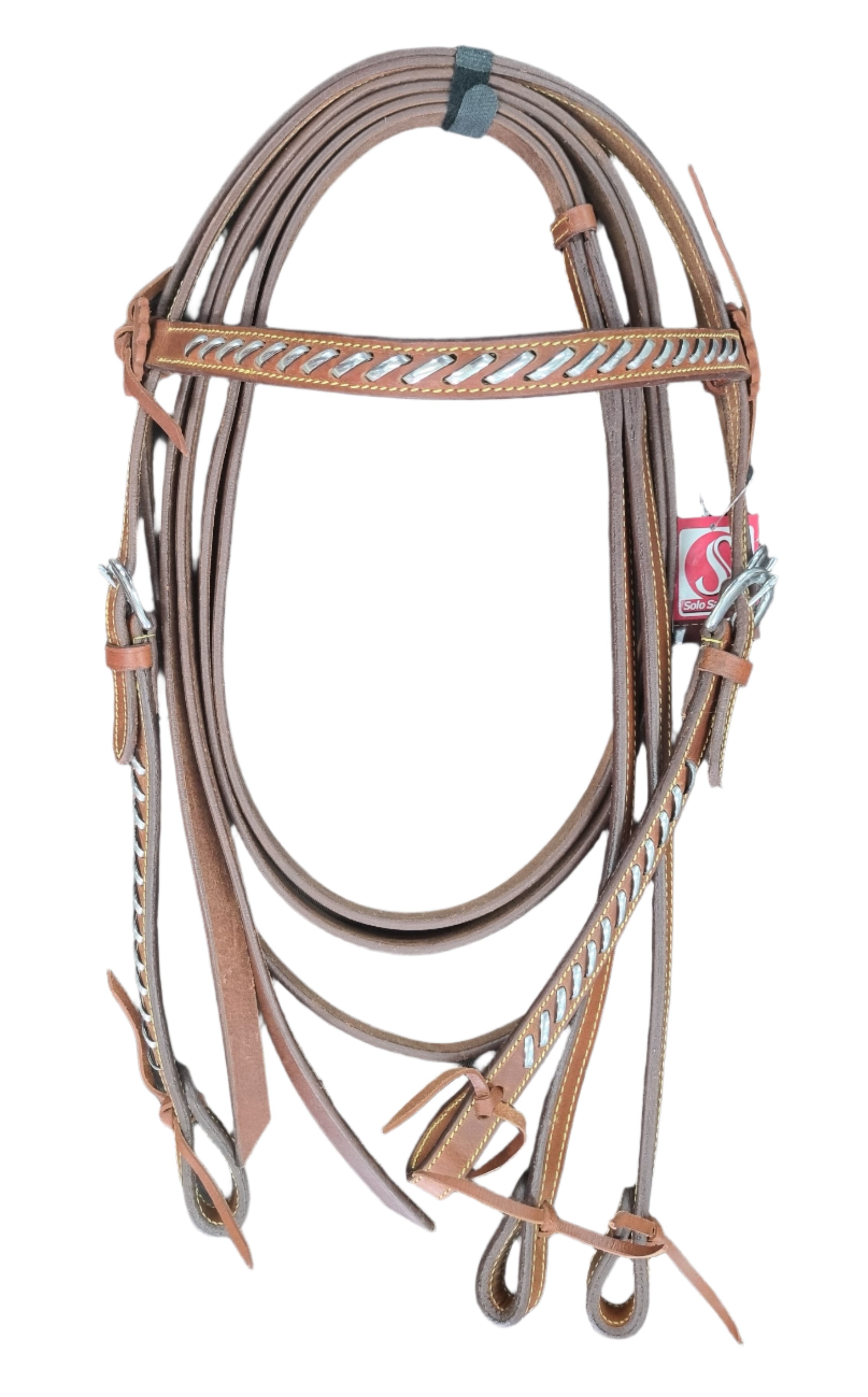 Bridle Western Silver Lacing